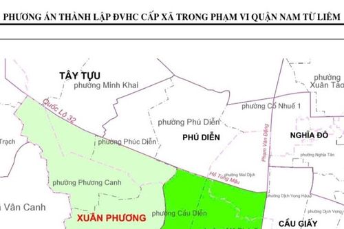 Một quận nội thành phía tây Hà Nội thông qua chủ trương sắp xếp các phường mới