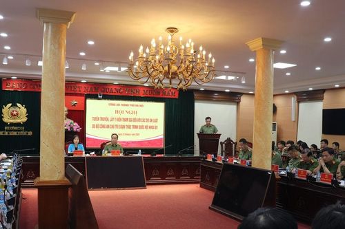 Công an TP. Hà Nội: Tổ chức hội nghị lấy ý kiến các dự án luật do Bộ Công an soạn thảo