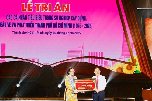 Tôn vinh 60 cá nhân tiêu biểu trong 50 năm xây dựng, bảo vệ và phát triển TP HCM