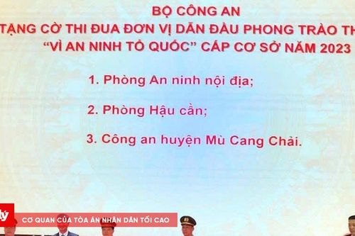 Bài 3: Quyết tâm giữ vững vị trí lá cờ đầu trong phong trào 'Vì an ninh Tổ quốc'