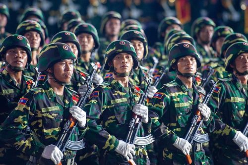 Quân đội Lào, Campuchia tổng hợp luyện đại lễ 30/4 tại TPHCM