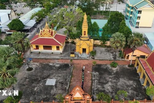 Tháp 4 vị sư liệt sỹ - niềm tự hào, biểu tượng yêu nước của người Khmer