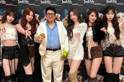 Bức ảnh gây tranh cãi của Bang Si Hyuk trong concert của 'con cưng' LE SSERAFIM