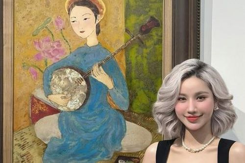Nữ họa sĩ Gen Z đam mê tranh sơn mài
