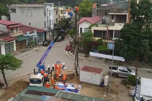 Điện lực Lào Cai diễn tập phòng chống thiên tai năm 2025