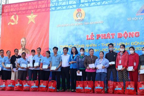 An Giang phát động Tháng Công nhân và Tháng hành động về an toàn vệ sinh lao động năm 2025