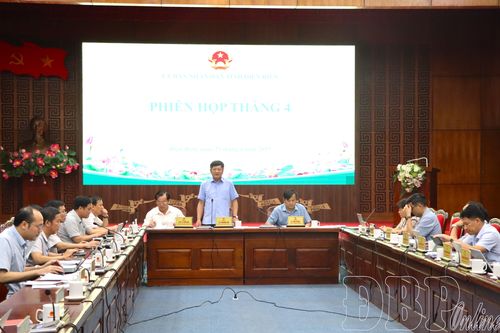 UBND tỉnh thông qua 8 nội dung quan trọng tại phiên họp tháng 4