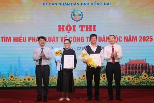 Thành phố Long Khánh đạt giải nhất Hội thi Tìm hiểu pháp luật về công tác dân tộc
