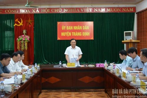 Lãnh đạo UBND tỉnh kiểm tra tình hình phát triển kinh tế - xã hội tại huyện Tràng Định