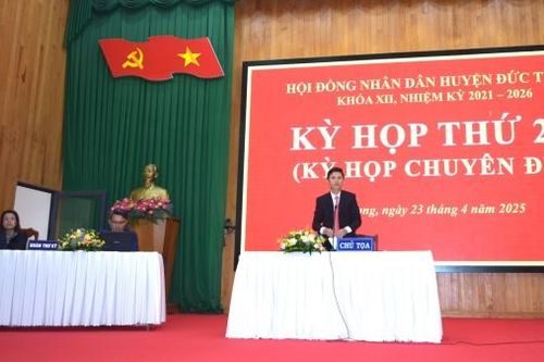 HĐND huyện Đức Trọng khóa XII tổ chức Kỳ họp chuyên đề