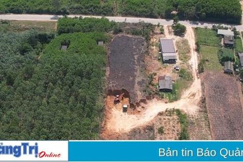 Khai thác đất trái phép trong khu dân cư ở Linh Trường: Đã xác định 4 đối tượng liên quan
