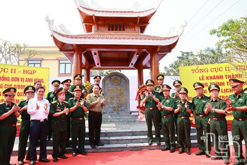 Khánh thành công trình tôn tạo Bia kỷ niệm Tình báo Quốc phòng Việt Nam tại Đại Từ