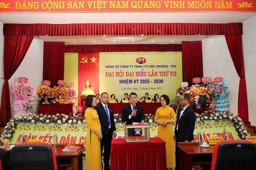 Đại hội Đảng bộ Công ty Môi trường - TKV: Đổi mới tư duy, niềm tin vững vàng cho nhiệm kỳ mới
