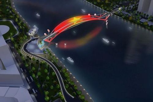 CC1 tham gia thi công cầu đi bộ gần 1.000 tỷ đồng bắc qua sông Sài Gòn