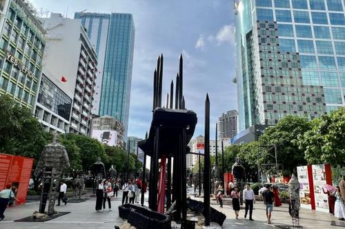 Triển lãm điêu khắc 'Từ Chiến thắng Bạch Đằng đến Đại thắng 30/4/1975'