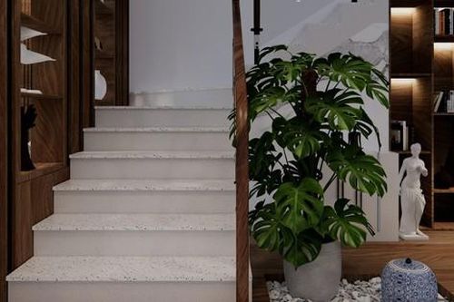 Cách hóa giải nhà có cửa chính đối diện cầu thang chuẩn phong thủy