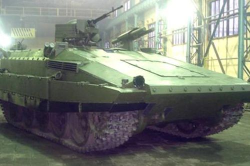 Xe chiến đấu bộ binh siêu hiếm BMP-55 của Ukraine xuất hiện ở tiền tuyến