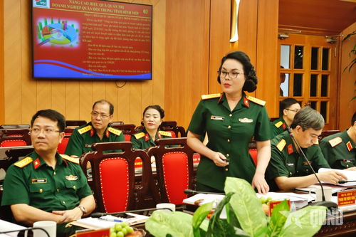 Nghiệm thu đề tài nâng cao hiệu quả quản trị doanh nghiệp Quân đội