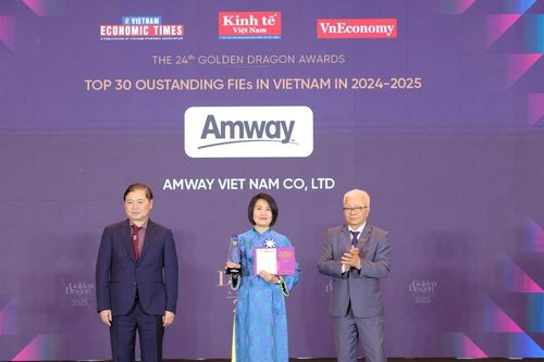 Amway Việt Nam vinh dự là doanh nghiệp FDI xuất sắc về dinh dưỡng và chăm sóc sức khỏe chủ động