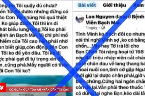 Cảnh báo tình trạng giả mạo Bệnh viện để kêu gọi từ thiện