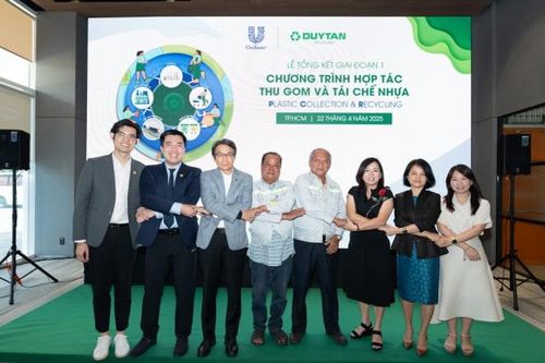 Nhựa tái chế Duytan và Unilever thu gom, tái chế hơn 15 nghìn tấn phế liệu nhựa