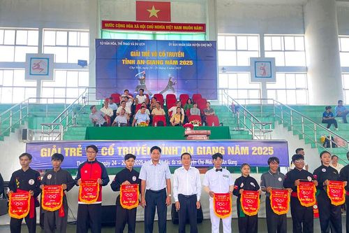 Khai mạc Giải trẻ võ cổ truyền tỉnh An Giang năm 2025