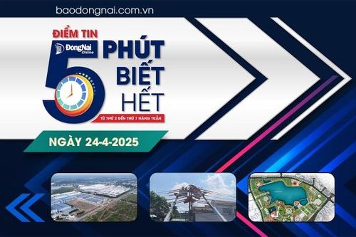 Điểm tin '5 phút biết hết' sáng 24-4: Người dân có thể xuất trình giấy phép lái xe trên VNeID trong thời gian chờ đổi, cấp lại giấy phép lái xe