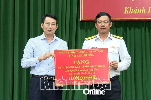 Quán triệt, giao nhiệm vụ cho Đoàn công tác số 14 đi thăm quần đảo Trường Sa và nhà giàn DK1