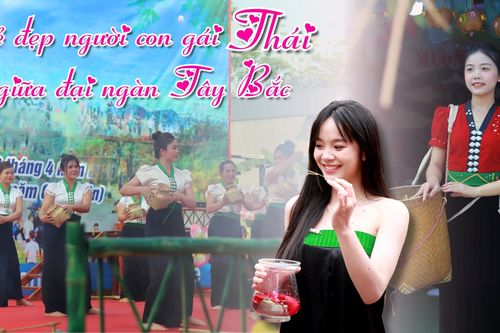 Vẻ đẹp người con gái Thái giữa đại ngàn Tây Bắc