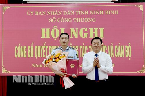 Công bố quyết định thành lập Chi cục Quản lý thị trường thuộc Sở Công Thương