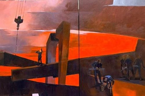 Tái hiện ký ức hào hùng tại triển lãm mỹ thuật kỷ niệm 50 năm Ngày thống nhất đất nước
