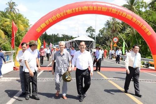 Tiền Giang: Thông xe cầu Chợ Gạo hơn 263 tỷ đồng
