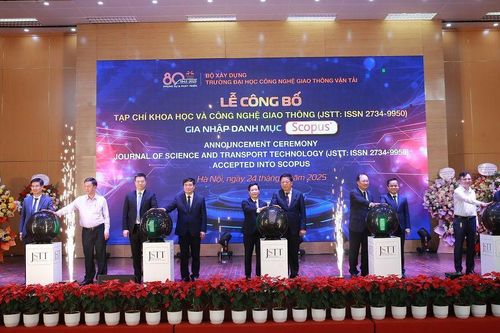 Tạp chí khoa học của Trường Đại học Công nghệ Giao thông Vận tải gia nhập danh mục Scopus