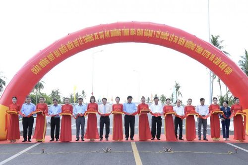 Tiền Giang: Thông xe Dự án nâng cấp, mở rộng Đường tỉnh 864 giai đoạn 1