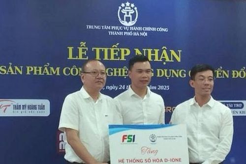 Hà Nội: Tiếp nhận các sản phẩm công nghệ ứng dụng chuyển đổi số