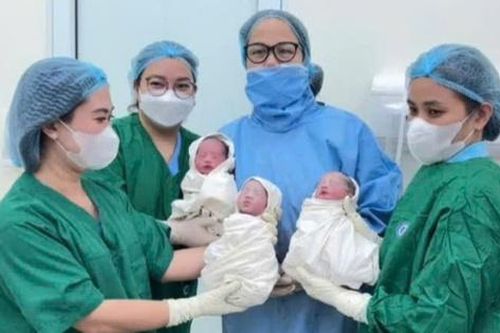 Mổ đẻ thành công ca sinh 3 tự nhiên hiếm gặp