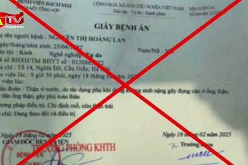 Giả mạo giấy tờ, bệnh án bệnh viện Bạch Mai để kêu gọi từ thiện