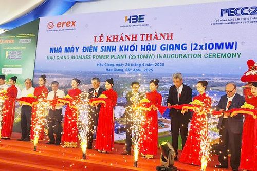 Khánh thành Nhà máy Điện sinh khối Hậu Giang