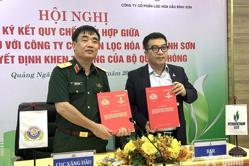 Ký kết quy chế hợp tác sản xuất nhiên liệu đặc chủng cho quốc phòng