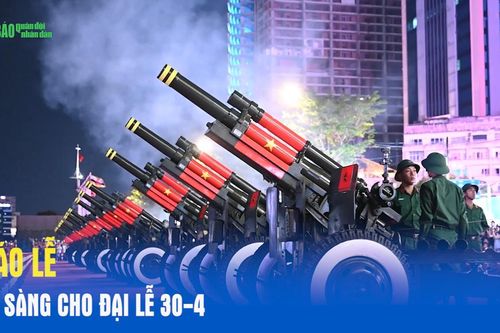Pháo lễ sẵn sàng cho Đại lễ 30-4