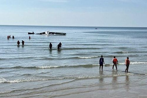 Máy bay rơi xuống biển khi đang huấn luyện, 6 cảnh sát Thái Lan thiệt mạng