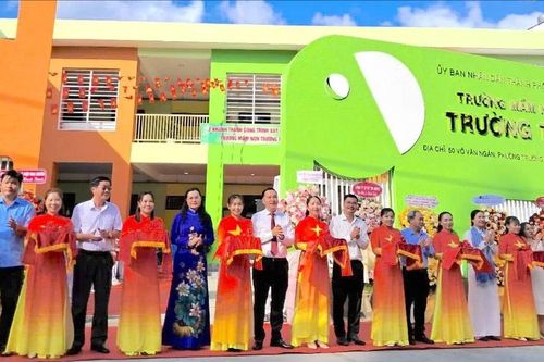TP Thủ Đức khánh thành trường mầm non, đáp ứng chỗ học cho gần 300 trẻ