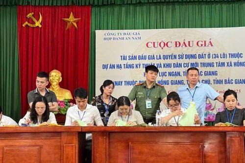 Bắc Giang đấu thành công 85 lô đất, thu về 225 tỷ đồng