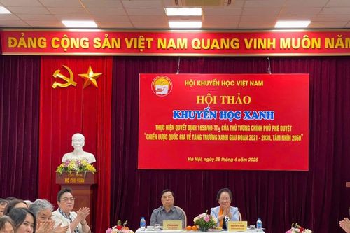 Chuyên gia bàn giải pháp triển khai chương trình 'Khuyến học xanh'