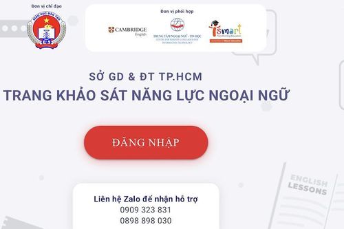 Sở Giáo dục TPHCM: Giáo viên phải có tự tôn khi khảo sát tiếng Anh
