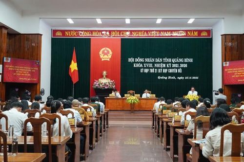HĐND tỉnh Quảng Bình thông qua nghị quyết hợp nhất với tỉnh Quảng Trị
