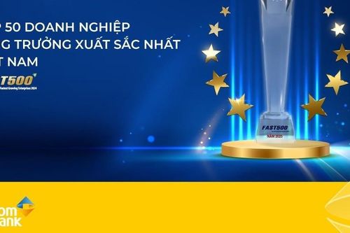 PVcomBank 6 năm liên tiếp vào top 50 Doanh nghiệp tăng trưởng xuất sắc nhất Việt Nam
