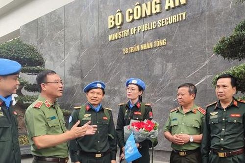 Bộ Công an cử 3 sĩ quan tham gia thực hiện gìn giữ hòa bình tại Nam Sudan