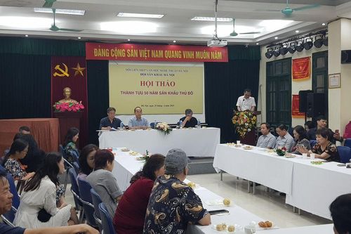 Hà Nội: Hội thảo thành tựu 50 năm Sân khấu Thủ đô