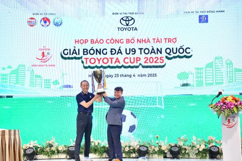 Khởi động giải bóng đá U9 toàn quốc Toyota Cup 2025